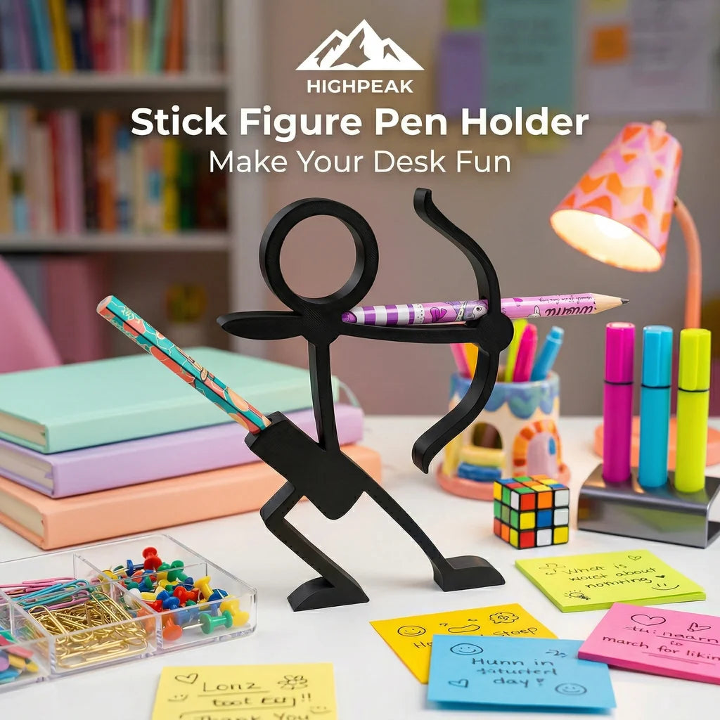Stick Figure Pen Holder