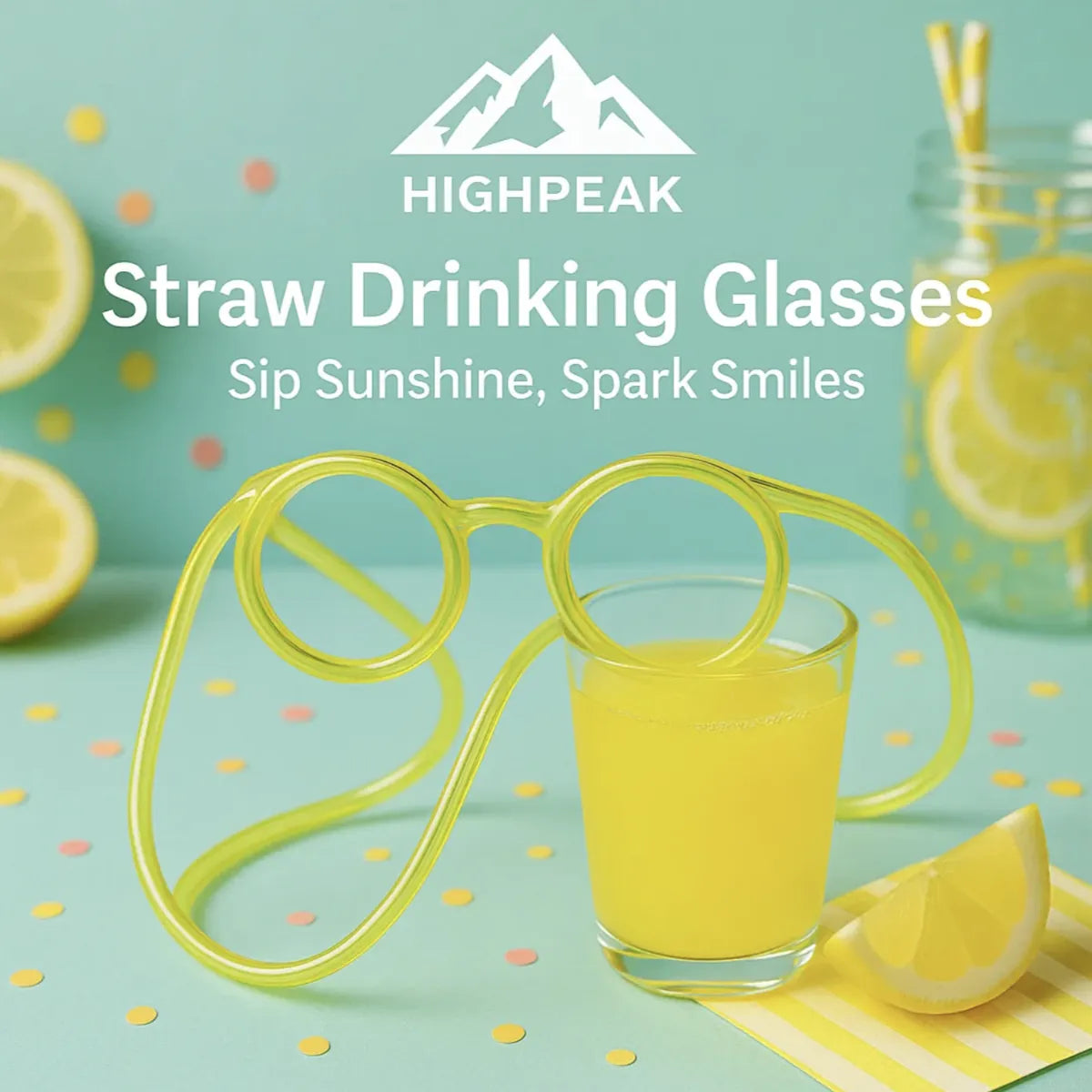 Straw Drinking Glasses
