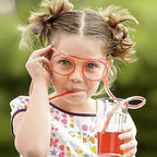 Straw Drinking Glasses
