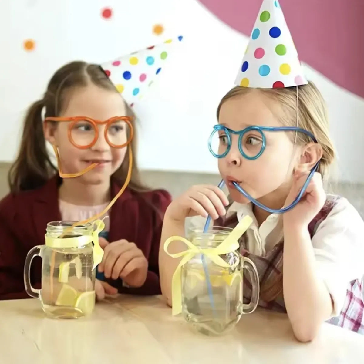 Straw Drinking Glasses