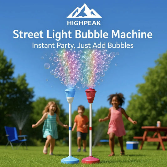Street Light Bubble Machine