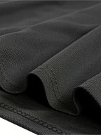 Taking Notes T-Shirt close-up showing the black short-sleeve hem and double-row stitching
