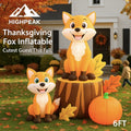 6FT Thanksgiving Fox Inflatable