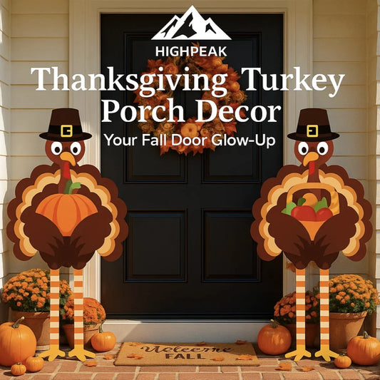 Thanksgiving Turkey Porch Decor