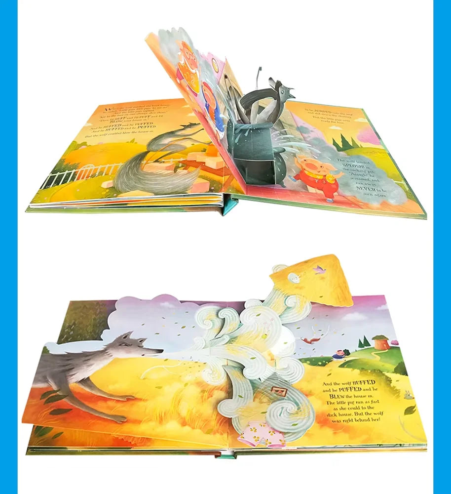 3D Pop-Up Three Little Pigs Book