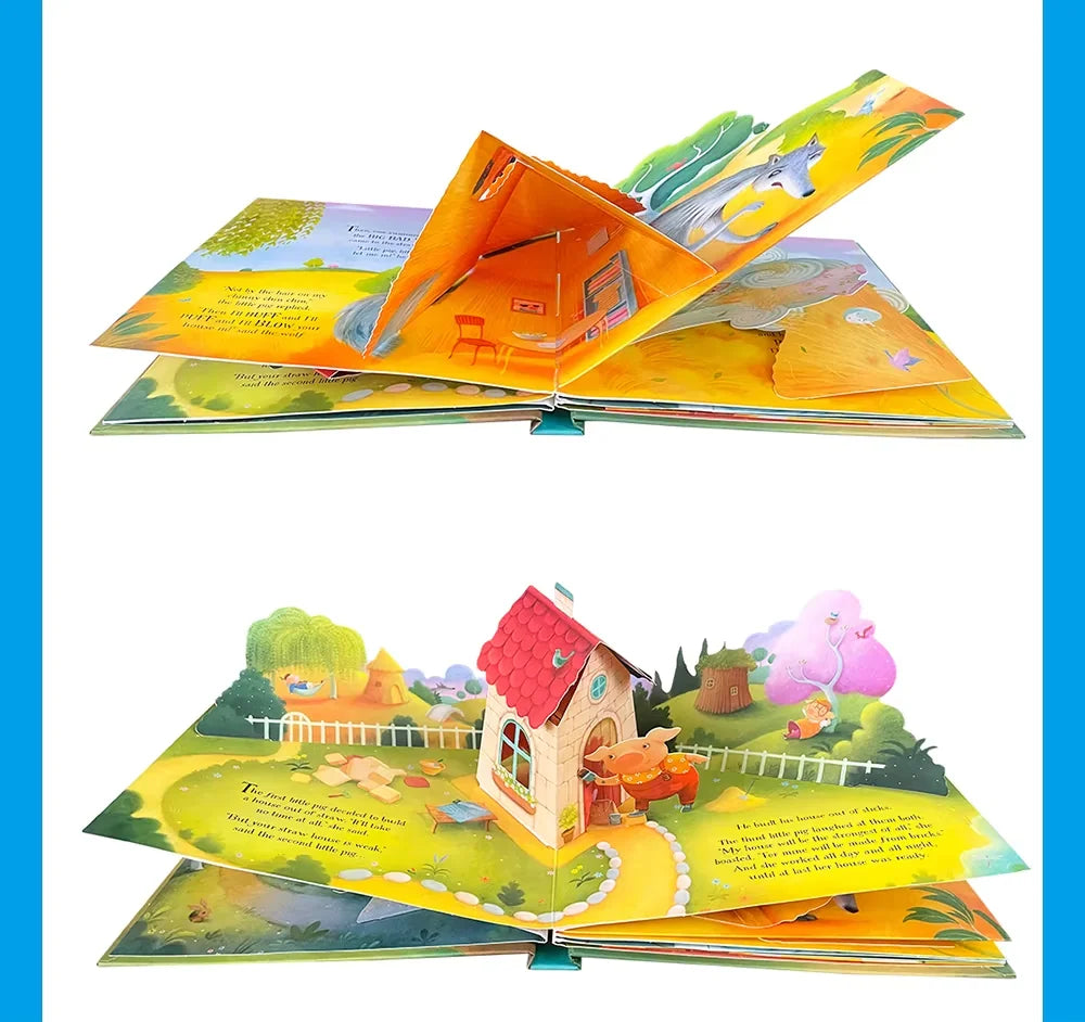 3D Pop-Up Three Little Pigs Book