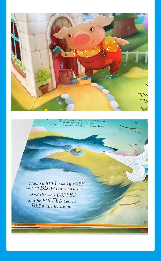 3D Pop-Up Three Little Pigs Book