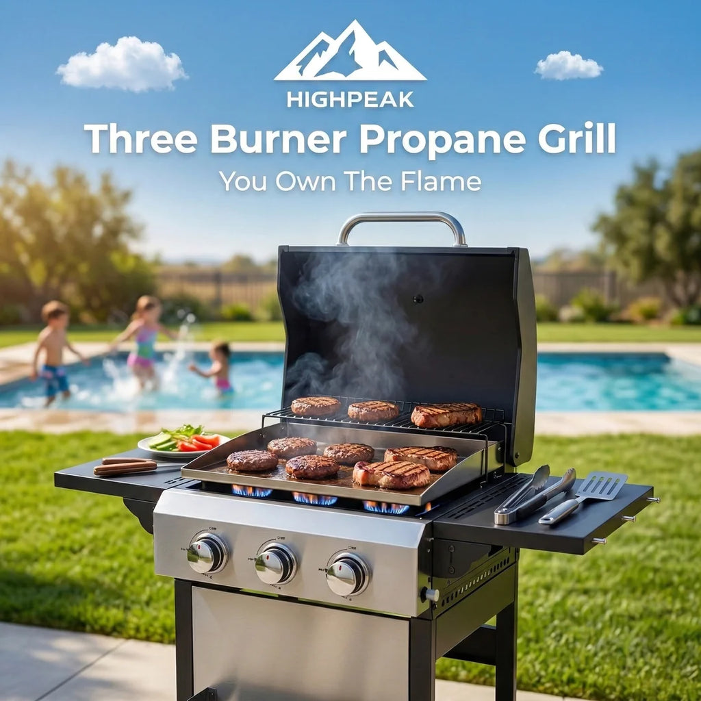 Three Burner Propane Grill