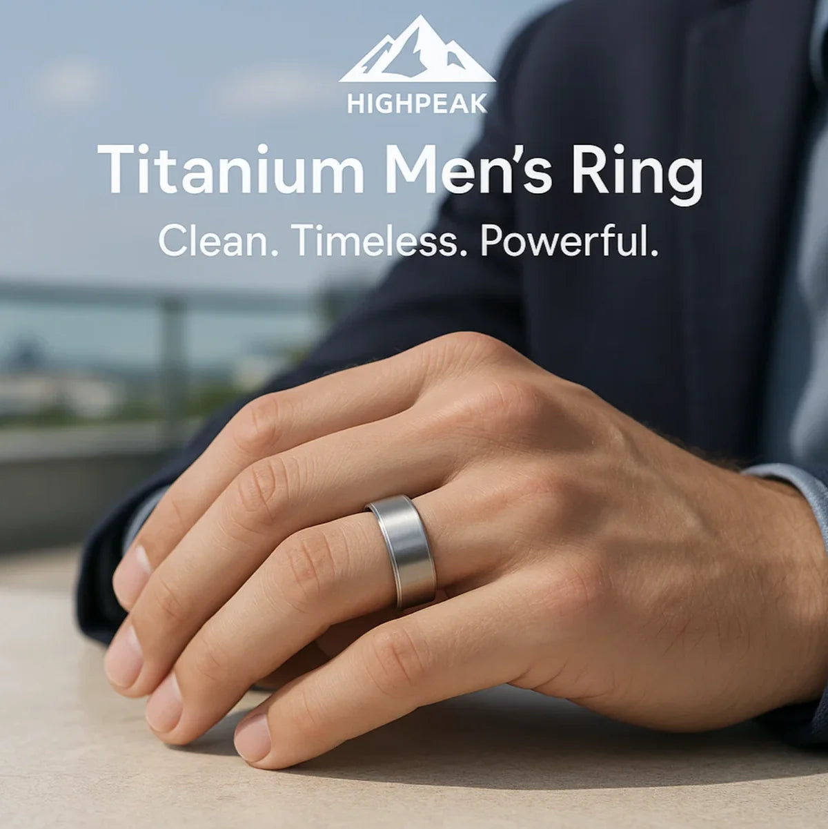 Titanium Men's Ring