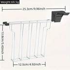 Toaster Sandwich Rack size guide showing 25.3 cm overall length, 13.8 cm height, 12.5 cm base and 69.5 g weight.