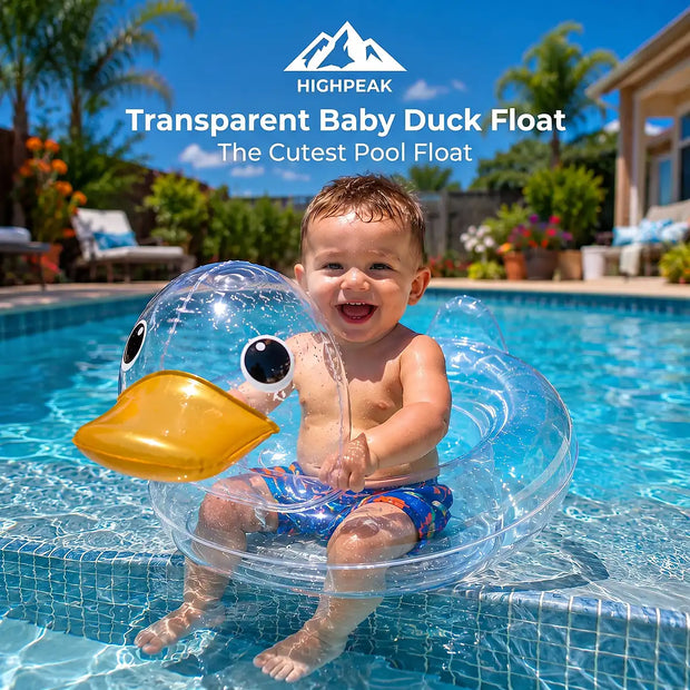 Transparent Kids Duck Float
