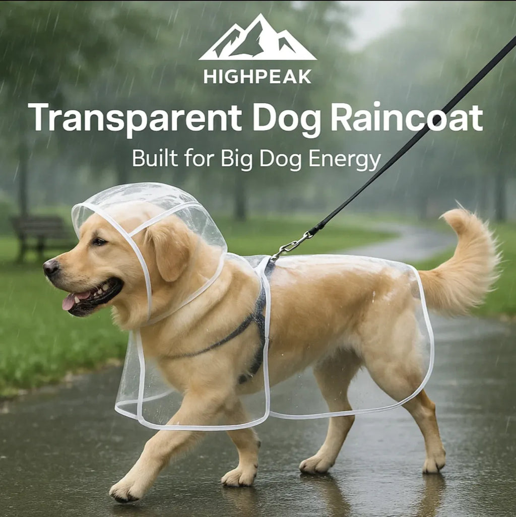 Transparent Dog Raincoat