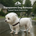 Transparent Dog Raincoat