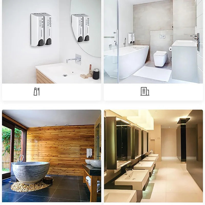 Triple Shower Dispenser use-location guide for home bathrooms and commercial washrooms