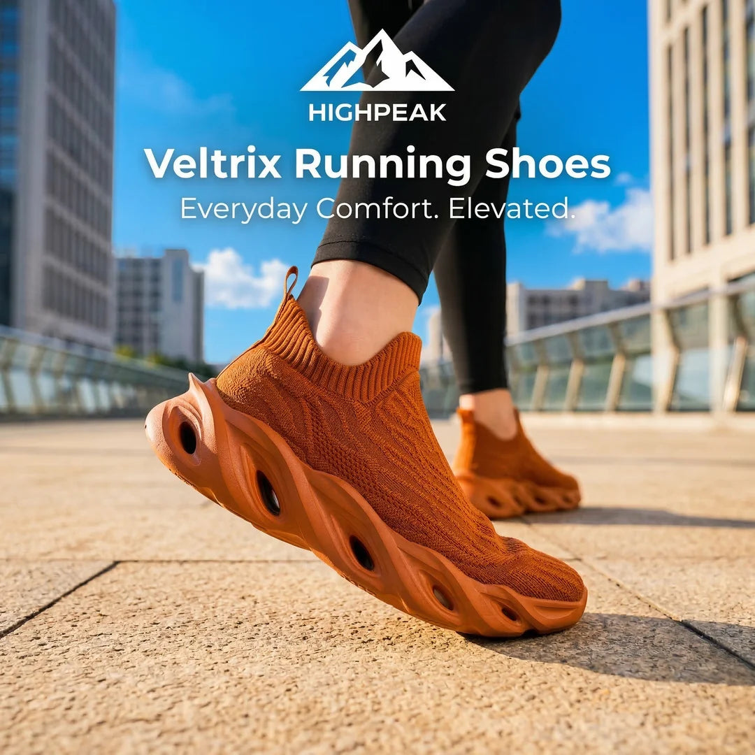 HighPeak Veltrix Running Shoes – Futuristic Blade Sole Comfort