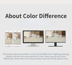 Vinyl Record Doormat supplier notice explaining that displayed colors can vary by lighting and screen