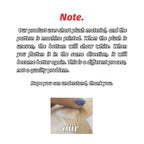 Vinyl Record Doormat care note explaining how to smooth uneven printed short plush fibers