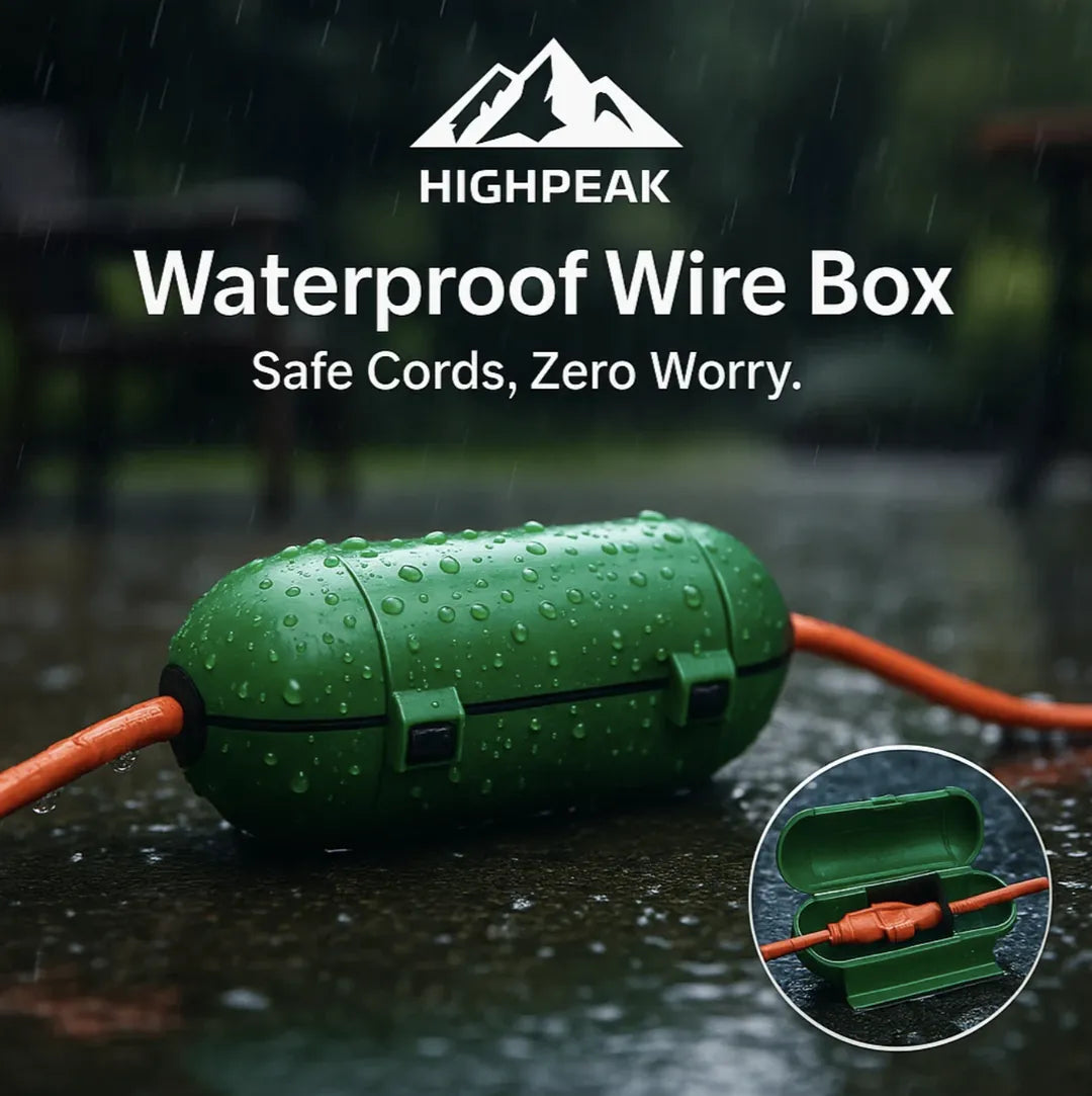 Nextor Wire Box HighPeak Waterproof Wire Box – Outdoor Cord Protection & Safety