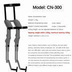 Wearable Exoskeleton Chair CN-300 model specifications, adjustments, dimensions, and load limit