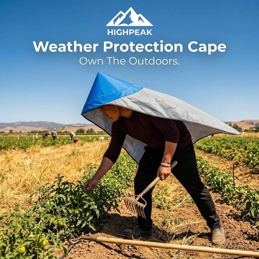 Weather Protection HighPeak Weather Protection Cape | Wide Brim Neck Cover Cape