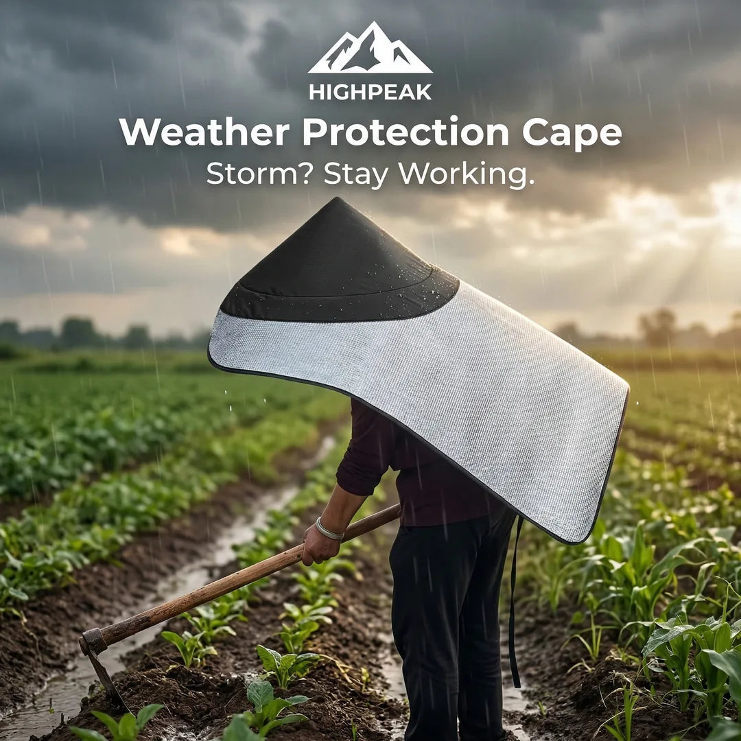 Weather Protection HighPeak Weather Protection Cape | Wide Brim Neck Cover Cape