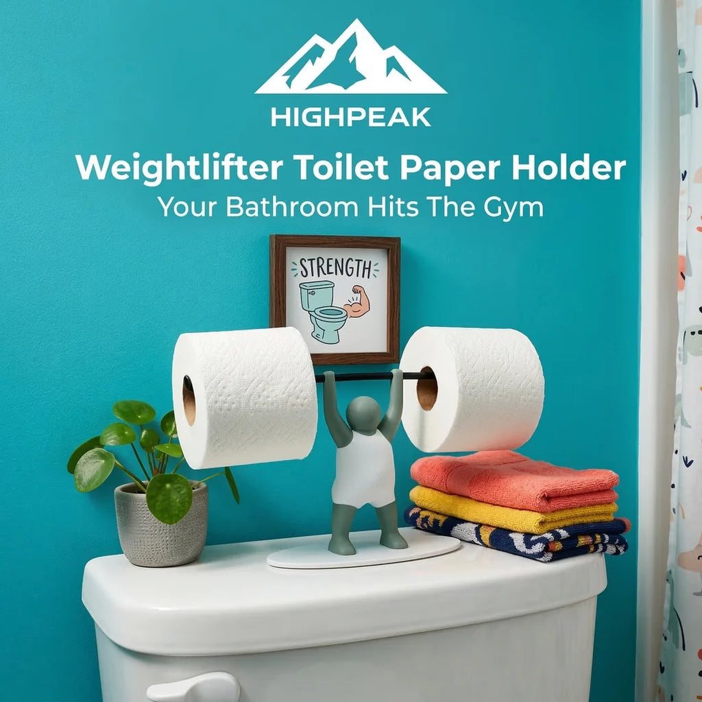 Weightlifter Toilet Paper Holder