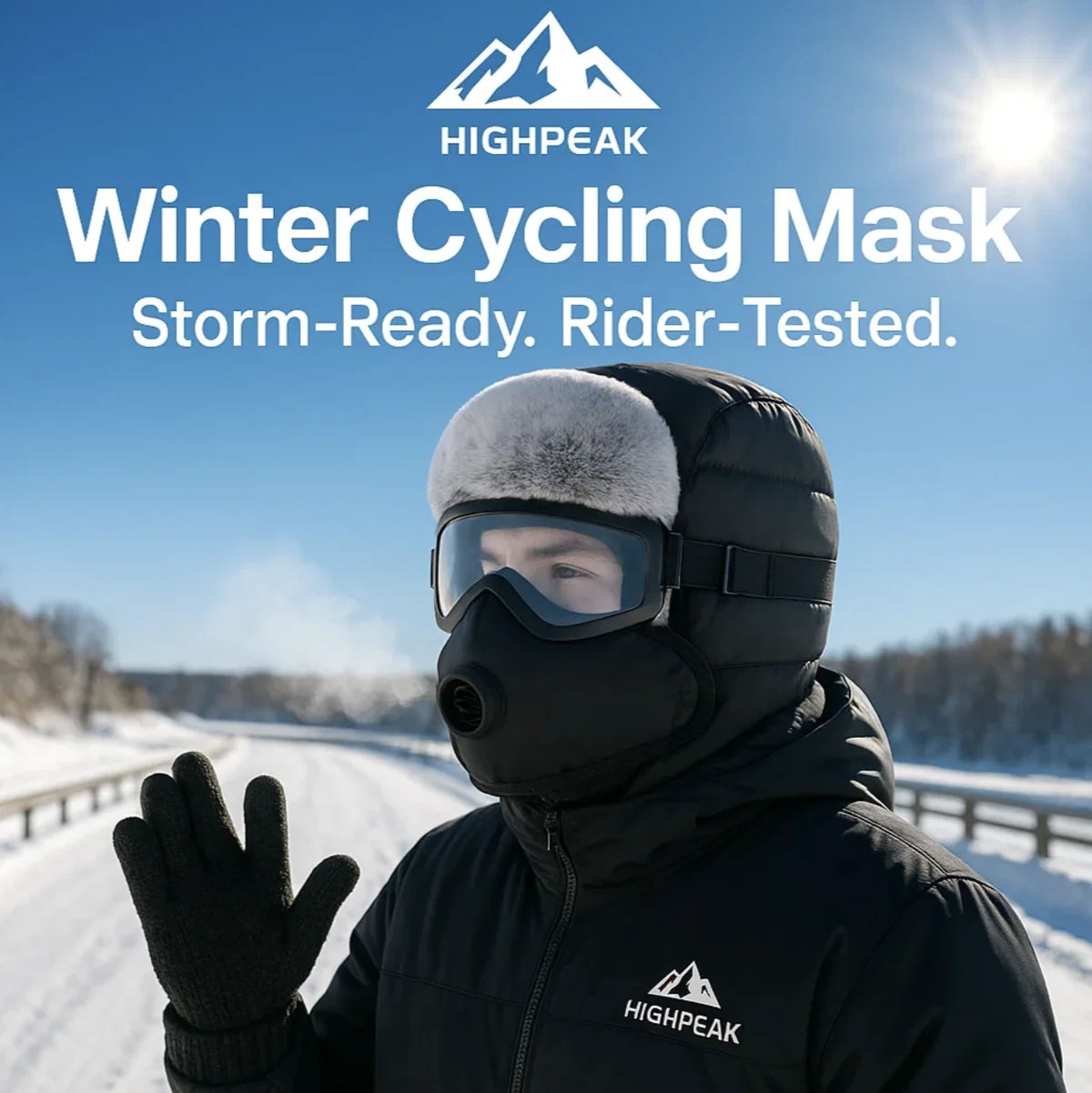 Winter Cycling Mask