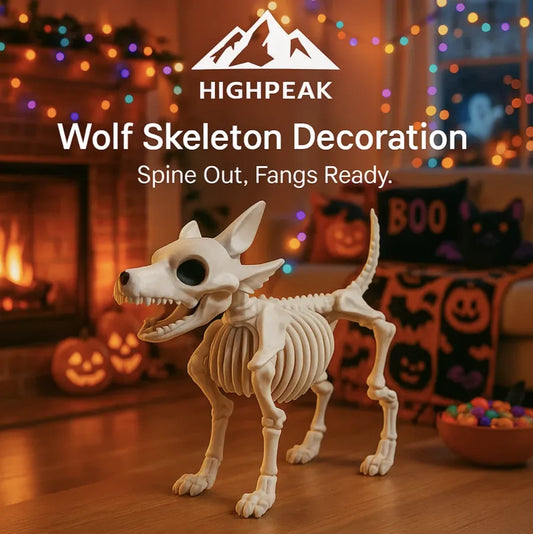 Wolf Skeleton Decoration