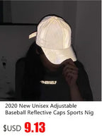 Supplier advertisement for a reflective baseball cap with a printed $9.13 price