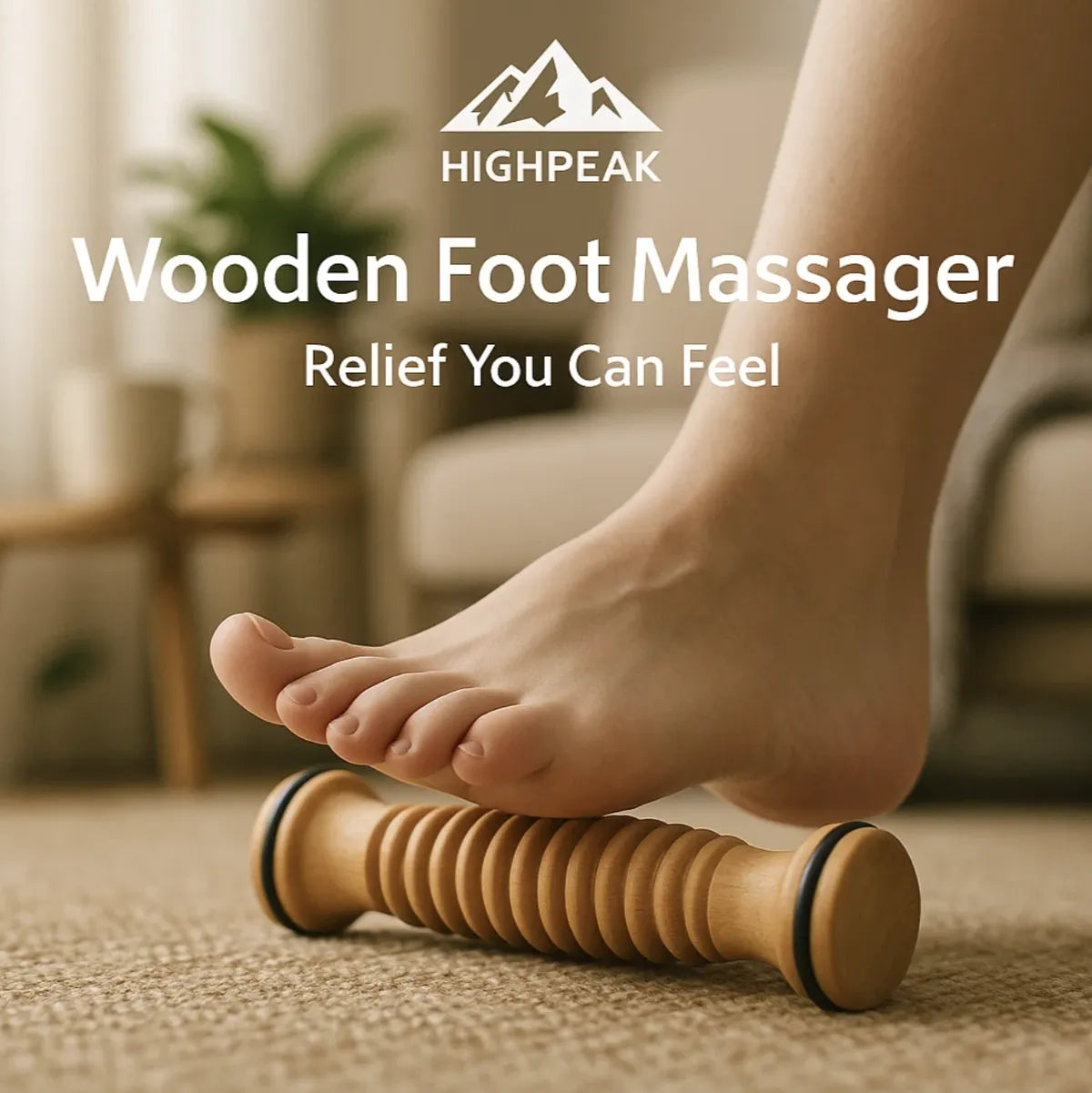 Wooden Foot Massager Roller