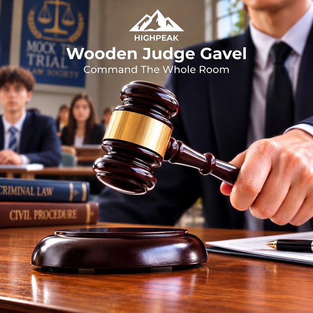 Wooden Judge Gavel