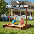 Wooden Kids Sandbox