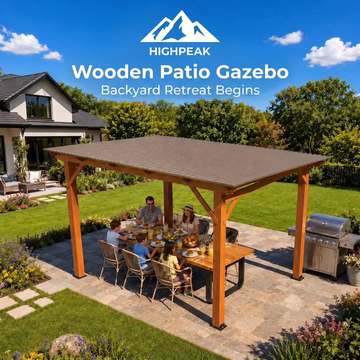 Wooden Patio Gazebo