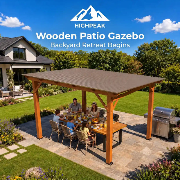 Wooden Patio Gazebo