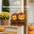 Wooden Halloween Sign