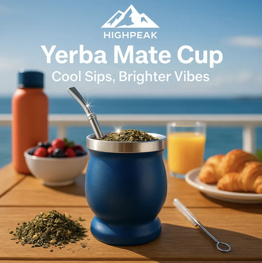 Yerba Mate Cup (with Straw)