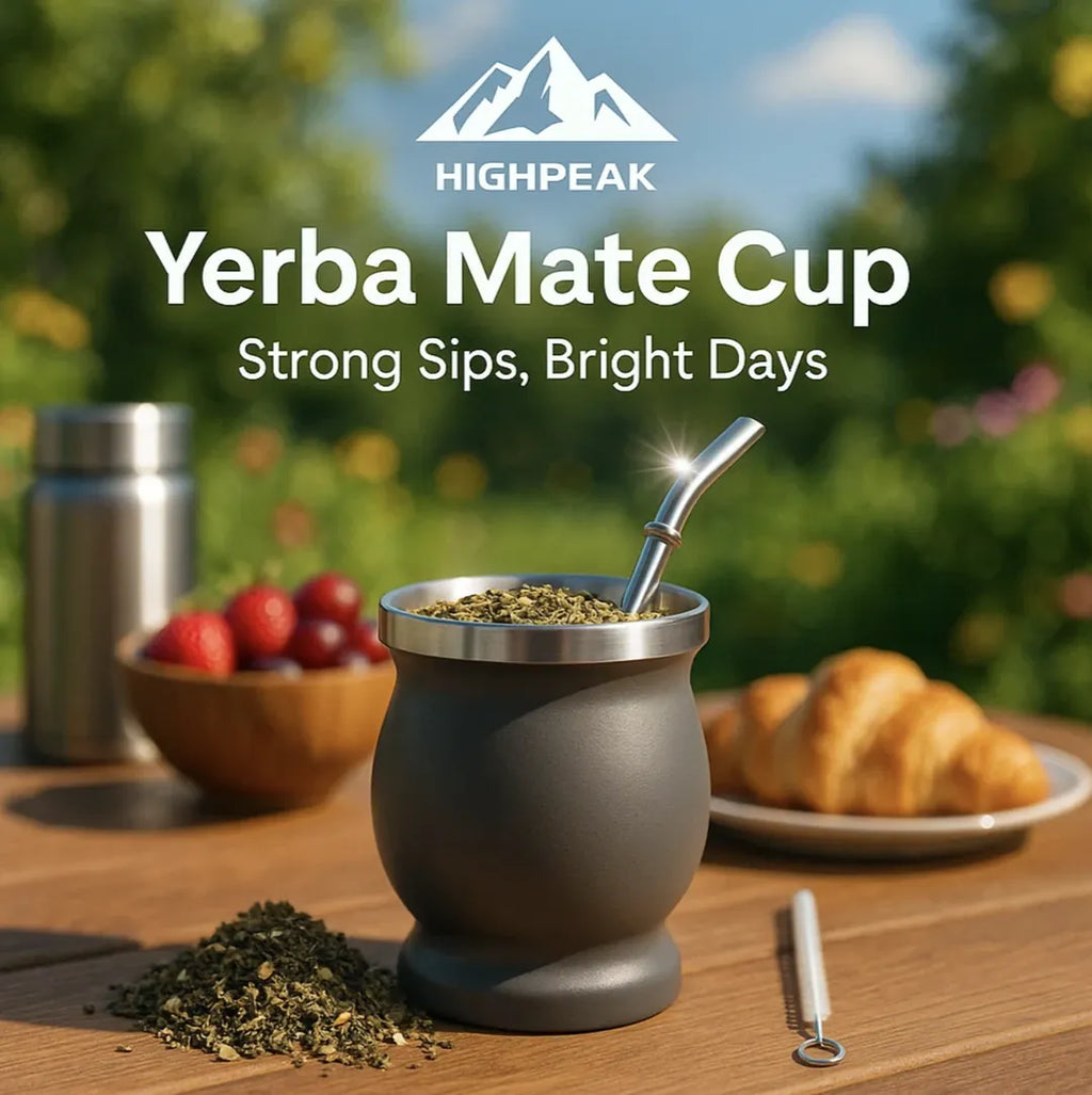 Yerba Mate Cup (with Straw)