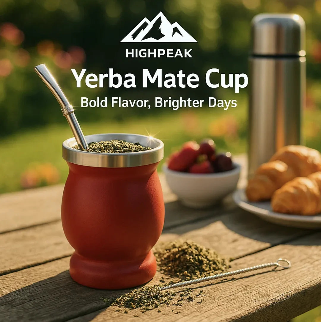 Yerba Mate Cup (with Straw)