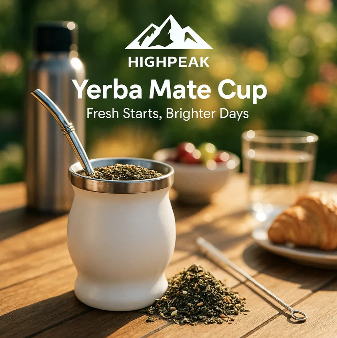 Yerba Mate Cup (with Straw)