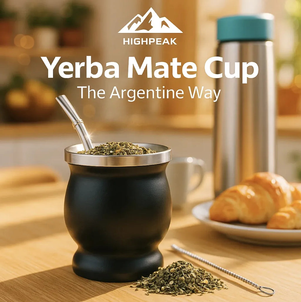 Yerba Mate Cup (with Straw)