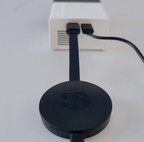 HighPeak Wireless iPhone/Android Dongle connected to MiniProjector