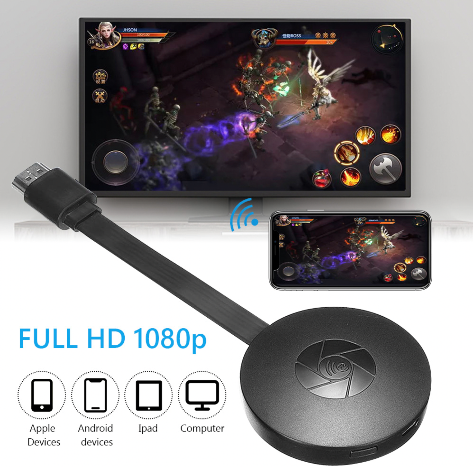 HighPeak Wireless iPhone/Android Dongle for the MiniProjector 1080p