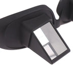 HighPeak Lazy Glasses close-up of black prism lens with angle view showing optical design for neck strain relief