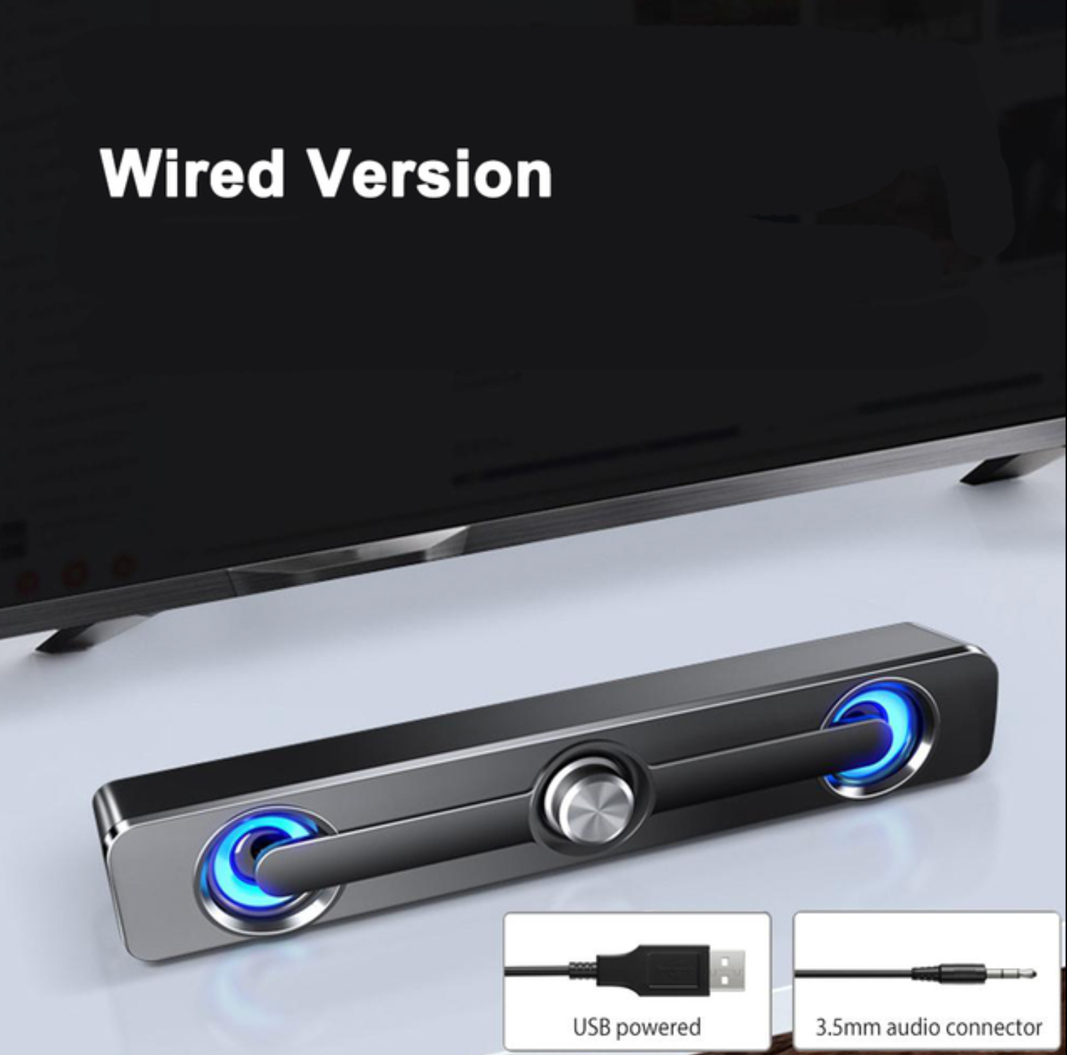SoundBar for HighPeak MiniProjector Wired