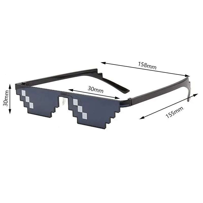 Thug Life Glasses HighPeak black small